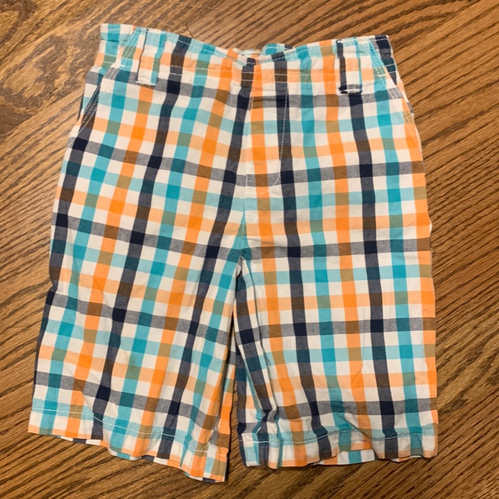 plaid shorts pastel nice color combo size 6